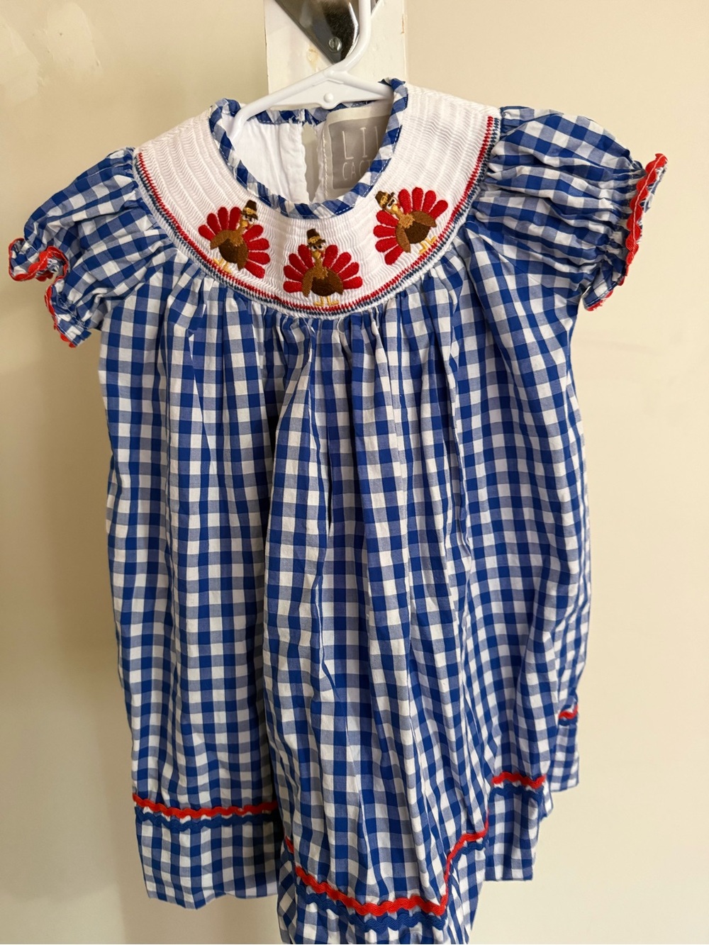 Lil Cactus Smocked Thanksgiving Dress